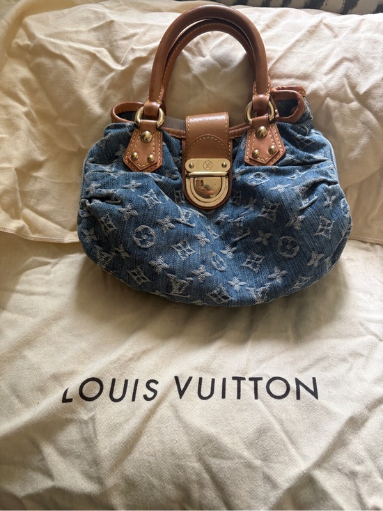 Louis Vuitton Handbags - vintage Louis Vuitton Monogram Denim Pleaty bag